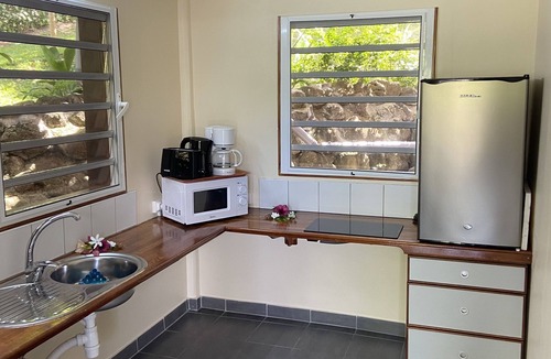 Bora Bora Apartment | Studio triple supérieur, salle de bain privée, kitchenette, adapté PMR