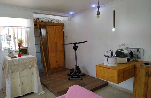 La Romana Apartment | Study room independent entrance with full kitchen.