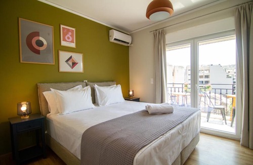 Kerameikos Apartment | Stunning Acropolis View - 500m Metro - At Historical Center