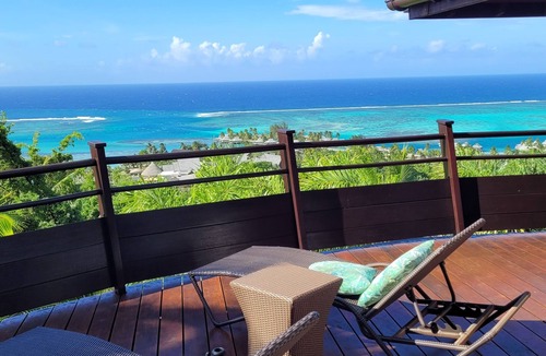 Moorea-Maiao Villa | Stunning ocean & lagoon view in a completely renovated, entirely equipped villa