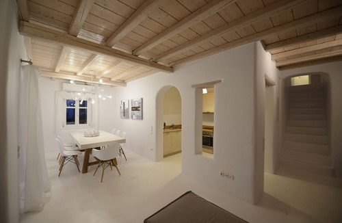 Agios Ioannis Villa | Stunning Ornos Villas | 3 Bedrooms | Villa Pearl | Beautiful Pool Area