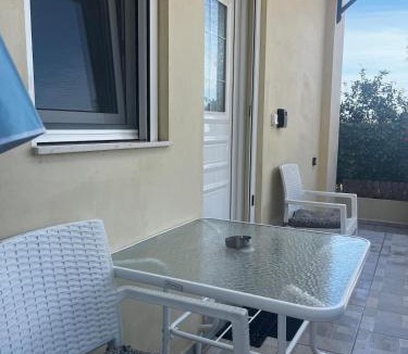 Linoperamata Apartment | Stunning Seafront, 1 Bdr apt, 5 min walk to beach, Heraklion Crete