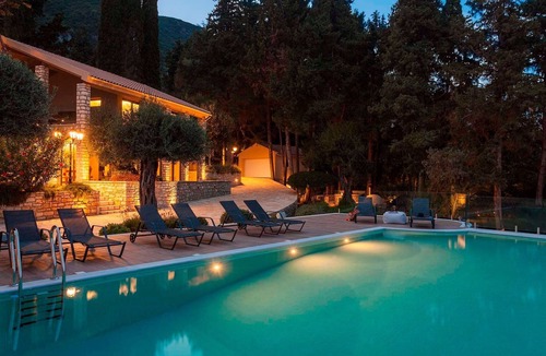 Agios Ioannis Peristeron Villa | Stunning Seafront Corfu Residence | Villa Serene | Private Heated Pool