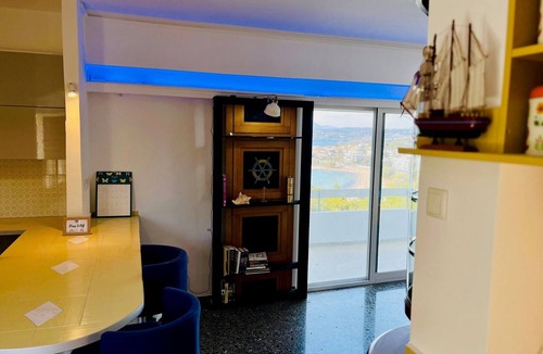 Saronida Apartment | Stunning View Seaside 1-bed Apartment in Saronida