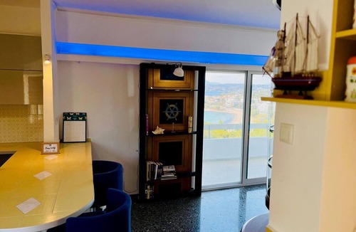 Saronida Apartment | Stunning View Seaside 1-Bed Apartment in Saronida