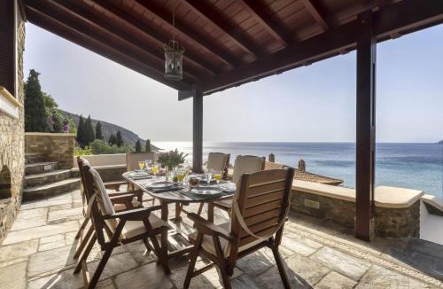 Steniai Villa | Sunrise Beach House by Andros Villas Collection