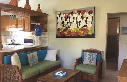 Urbanizacion Tavarez Villa | Tennis/Basket/Soccer courts and a private 3BD villa with pool near shops/bars