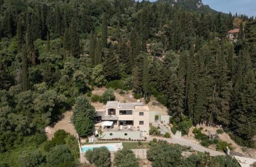 Benitses Villa | Terra e Mare Seaview Villa with Private Pool & Beach access