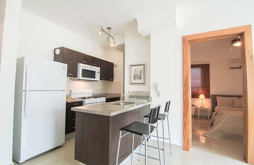 Downtown Santo Domingo Apartment | Terrace Apartment In City Center Santo Domingo + Free Parking and Gym ✔️