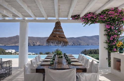 Mykonos Villa | The Margi Villa Mykonos,Εlegant Retreat 5min from Beach w/Butler & Security