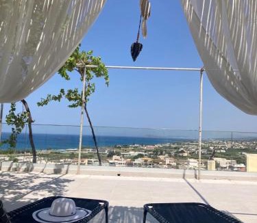 Minothiana House | The Serene Veranda with breathtaking views