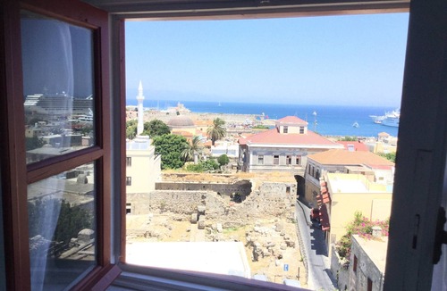 Rhodes Old Town Apartment | The windmill of the medieval city of Rhodes, Welcome at this unique place.