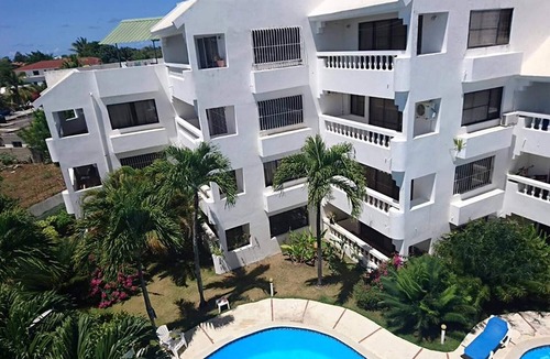 La Esplanada Apartment | Top-floor guest-friendly apartment in Sosua, pool/parking/Wi-Fi/Cable TV