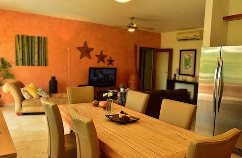 El Batey Apartment | Top-floor penthouse in beachfront residence, pools/BBQ/Internet/Cable TV/AC