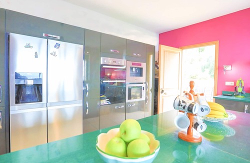 Kentroma Villa | Triantafyllo: Stunning views, near Agni - Kalami, pool