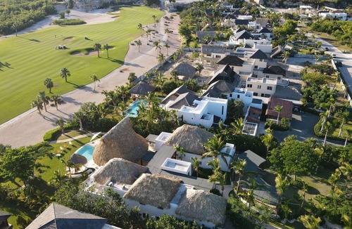Punta Cana Villa | Tropical Golf View Villa. Steps to the ocean with a Gym and Theater-game room.