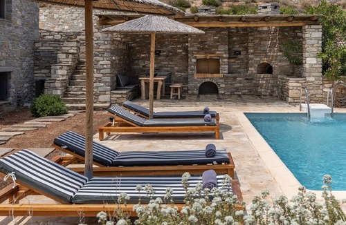 Naousa Villa | Turquoise 2 Bedroom Villa Sea View Private Pool