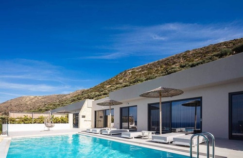 Falassarna Villa | Twin villas, private pools, sea view, luxury