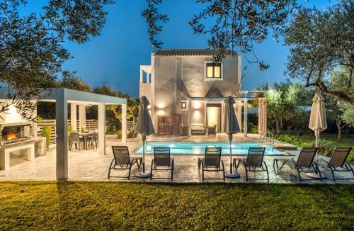 Planos Villa | Valeria Luxury Villa - Private Pool - Nestled in Olive Groves Near Tsilivi Beach