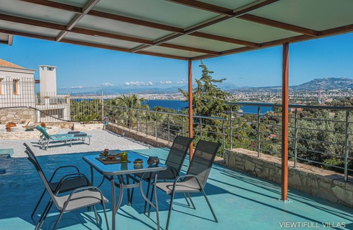 Linoperamata Villa | Viewtifull-Villas 2 – Private Pool, Playground & Panoramic Views Near Heraklion