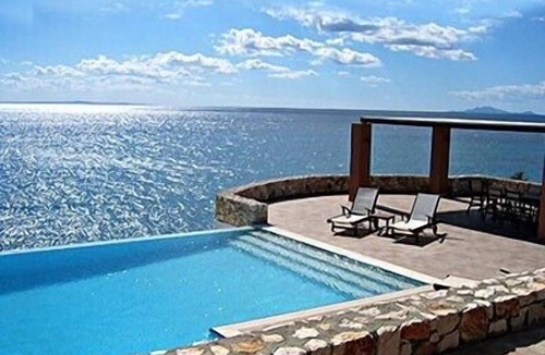 Skala Villa | Villa 4, Brio Complex | Star Seafront Villa, Infinity Pool & Jetty | Sleeps 8-10