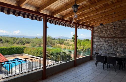 Lithovounia Villa | Villa Arcadia Private Pool and Tennis Court