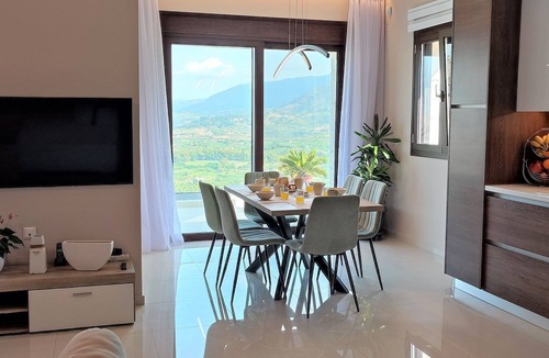 Exopoli Villa | Villa ArGia with private pool & sea view
