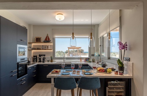 Plaka Villa | Villa Armelina New Luxury Beachfront Villa with Private Pool