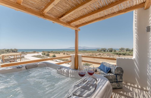 Plaka Villa | Villa Armelina New Luxury Beachfront Villa with Private Pool