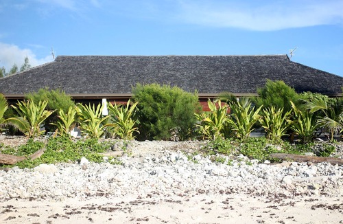 Teavaro Villa | Villa AUI seaside Moorea LODGE