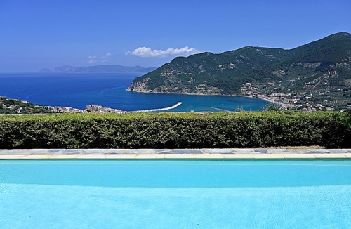 Skopelos Town Villa | Villa Erato-Panoramic view-private swimming pool