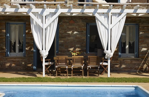 Kato Fellos Villa | Villa Etheria with private pool in Andros Greece-Enjoy a memorable vacation