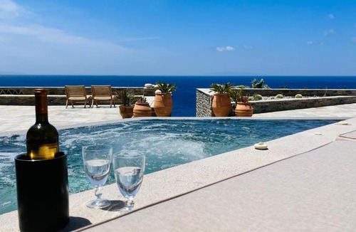 Batsi House | Villa Gaia, Beachfront, Plunge Pool & Sunset by Explore Andros