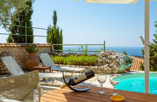 Vlachopoulatika Villa | Villa Gallini Large Private Pool Walk to Beach Sea Views A C Wifi - 979