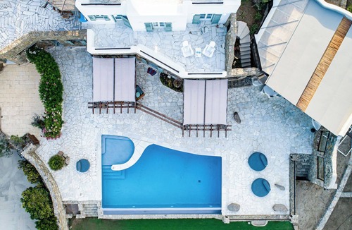 Ornos Villa | Villa Melangio | 6 BR Private Pool & Sea Views | Daily Housekeeping | Mykonos