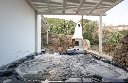 Ornos Villa | Villa Mon Rêve with Private Jacuzzi "5-minute walk - Ornos beach"