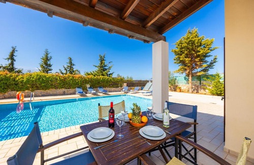 Kefalas Villa | Villa Nikolas Large Private Pool AC WiFi