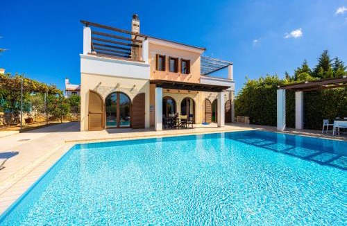 Kefalas Villa | Villa Nikolas Large Private Pool AC WiFi