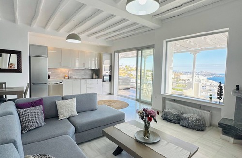 Agios Stefanos Apartment | Villa Panoramic View