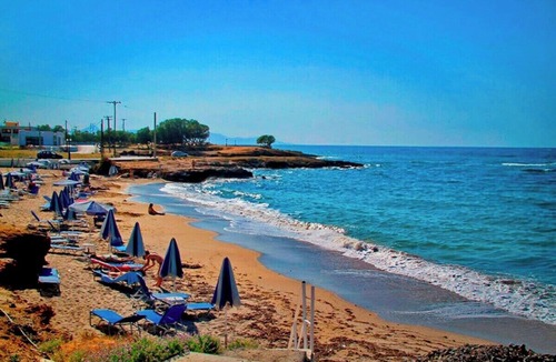 Kato Gouves Villa | Villa Peri | 4BR Beachfront with Sea View & Game Room