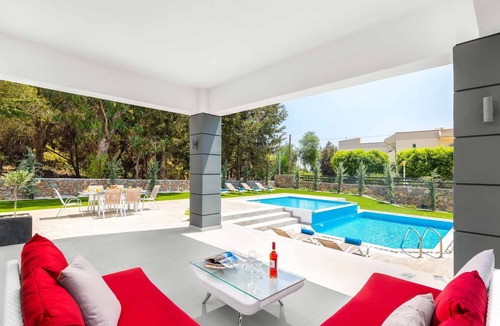 Lardos Villa | Villa Summer Light-A beautiful modern villa just completed in the Summer of 2018