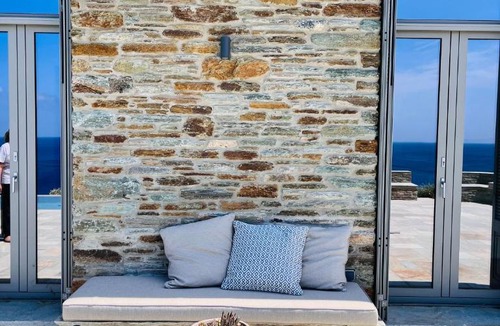Batsi House | Villa Thalassa, Beachfront, Private Pool & Sunset Views by Explore Andros