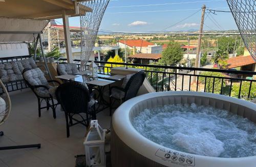 Thermaikos Apartment | Villa Vaso with jacuzzi