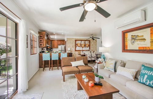 El Cortecito Apartment | Welcoming 2bedroom 2 bathroom apartment with AC ,pool, picnic area in Punta Cana