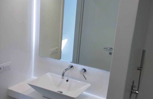 Tinos Town House | Windmill and houses by the sea // Stavros Bay