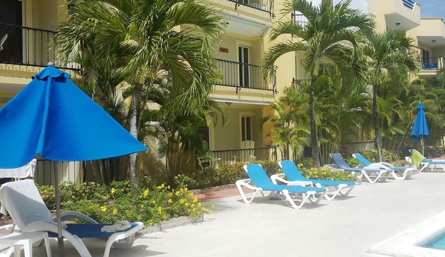 1BD guest-friendly condo near everything, with pool, wifi, cable TV