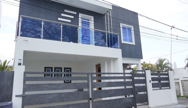 A new modern yet cozy home. It's a perfect place to come for a vacation.