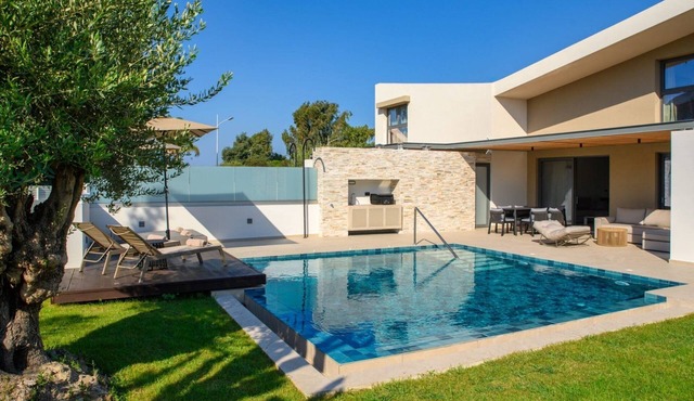 Alluring Rhodes Villa | Villa Beta | 2BDR | Private Pool | Spacious Furnished.