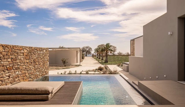 Alluring Tinos Beachfront Suite | Adults only | Aegean Secrets Site | Private.