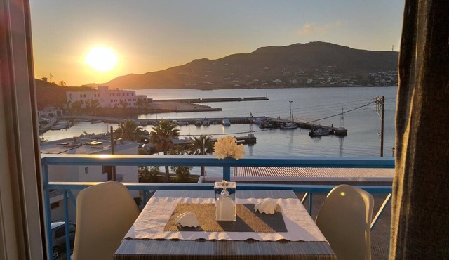 Apartment 'Sea View Double Bedroom' with Sea View, Wi-Fi and Air Conditioning
